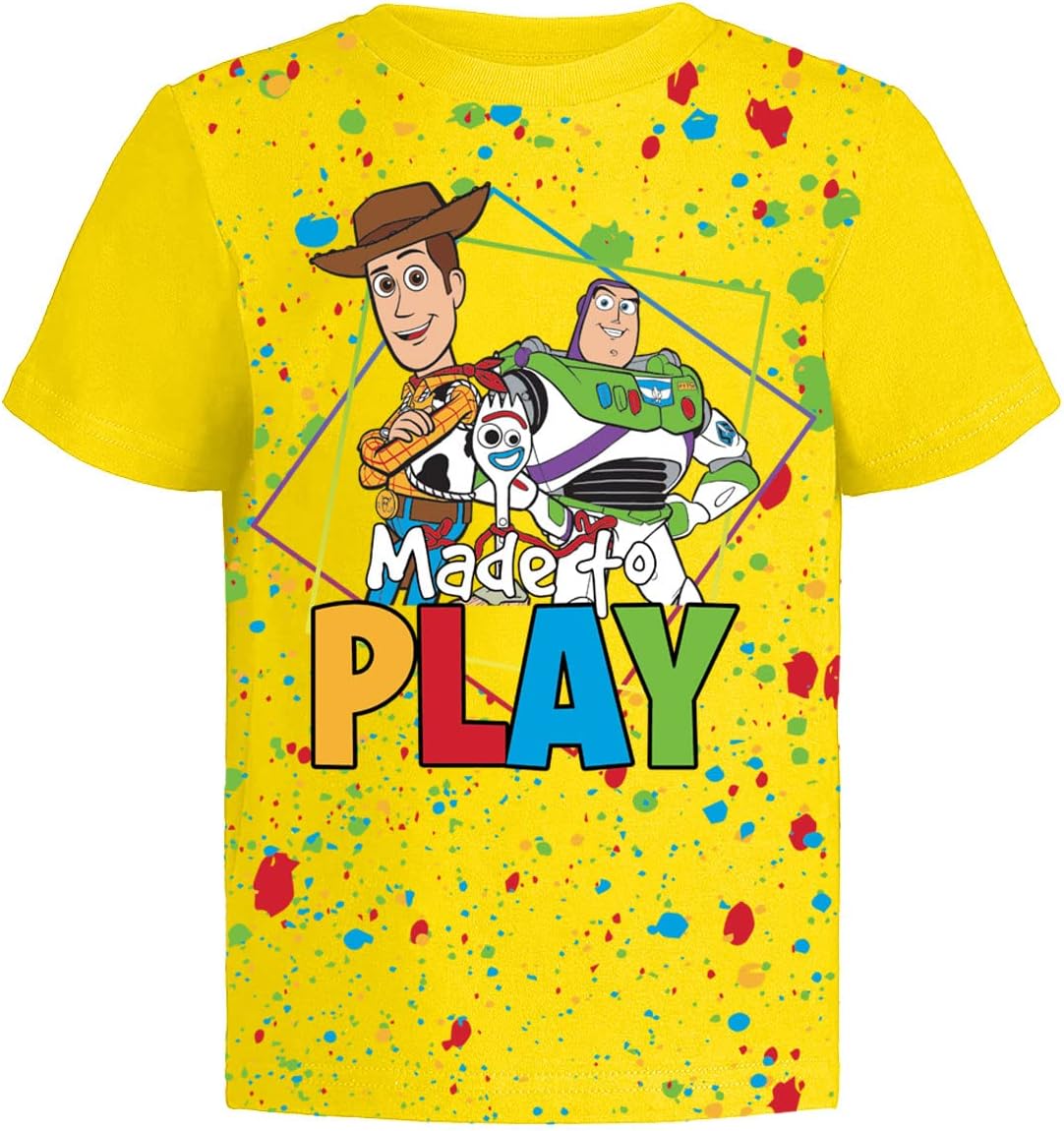 Toy Story Pixar T-Shirt (Sets) Woody Buzz Lightyear Jessie Rex Hamm MrPotato Forky Slinky Dog Toddler/Birthday Kids Clothes
