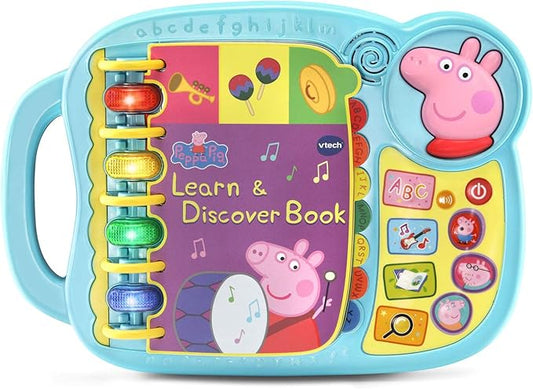 VTech Peppa Pig Learn and Discover Book , Blue