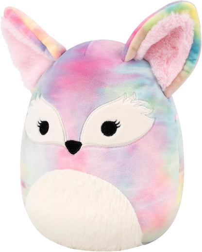 Squishmallows Original 8in Paulette The Rainbow Tie-Dye Fennec Fox – Official Jazwares Plush (Little)
