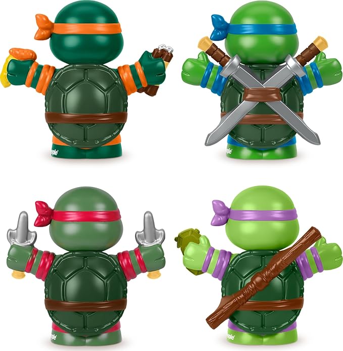 Little People Collector Teenage Mutant Ninja Turtles Special Edition Set, 4 Figures