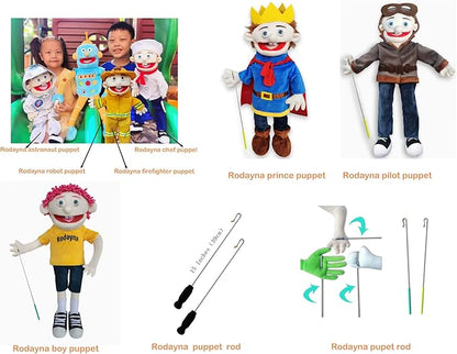 25", Rodayna Chef Puppet, Full Body, Ventriloquist Style Puppet,Hand Puppet