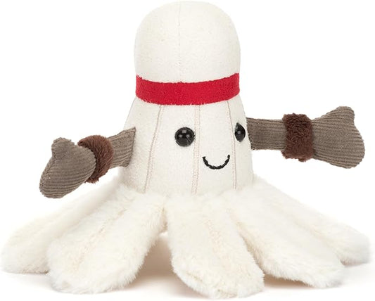 Jellycat Amuseables Badminton Stuffed Toy, 6 inches - Badminton Plush for Sports Fans