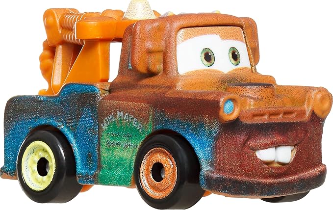 Mattel Disney Pixar Cars Toy Vehicles 10-Pack, Set of 10 Mini Racers of Favorite Characters from The First Cars Movie (Styles May Vary)
