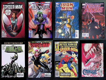 Generic P and P Comics: Huge 100 Comic Book Lot-Marvel and DC Only -All Vf to Nm+ No Duplicates Great Gift! Instant Collection