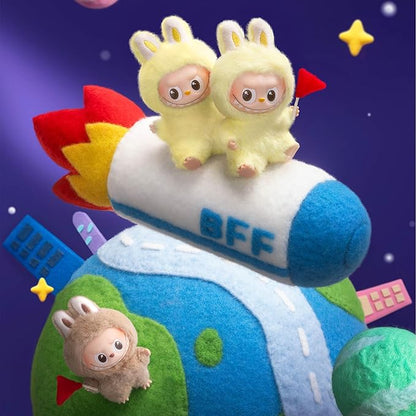 POP MART The Monster Pin for Love Series (N-Z) Mini Labubu Doll Blind Box Keychain – Vinyl Plush Pendant, Bag Charm, Collectible Holiday & Birthday Gift for Kids & Adults, Single Box