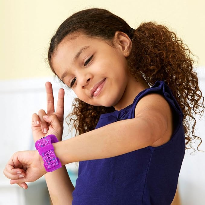 VTech KidiZoom Smartwatch DX2, Special Edition Floral Birds with Bonus Vivid Violet Wristband