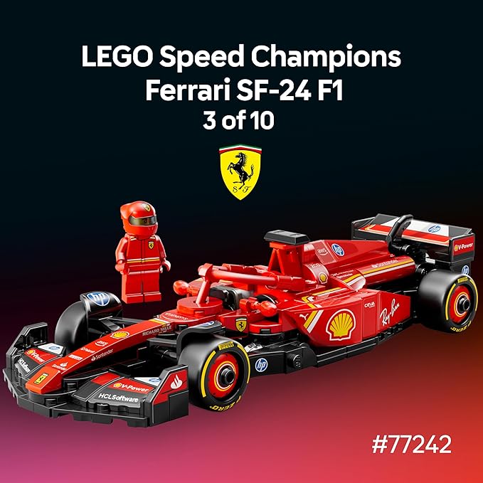 LEGO Speed Champions Ultimate Formula 1 Collector's Pack - Contains 10 Sets in 1 - Includes Exclusive Poster - Collectible F1 Model Car Kit - Gift for Race Car Fans - 66802