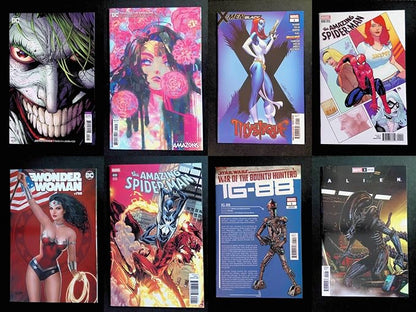 Generic P and P Comics: Huge 100 Comic Book Lot-Marvel and DC Only -All Vf to Nm+ No Duplicates Great Gift! Instant Collection