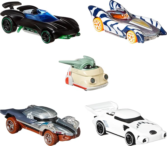 Hot Wheels Star Wars The Mandalorian Character Car 5-Pack