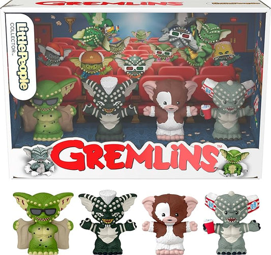 Little People Collector Gremlins Movie Special Edition Set in Display Box for Adults and Fans, 4 Figures