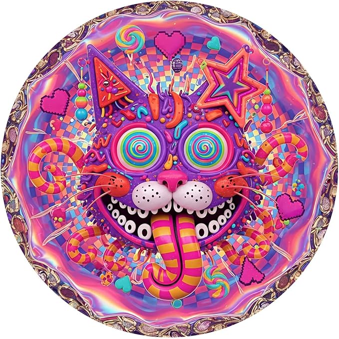 Sugar High Cat Puzzles Adults Gifts Wooden 186 Pieces 11.8 * 11.8in