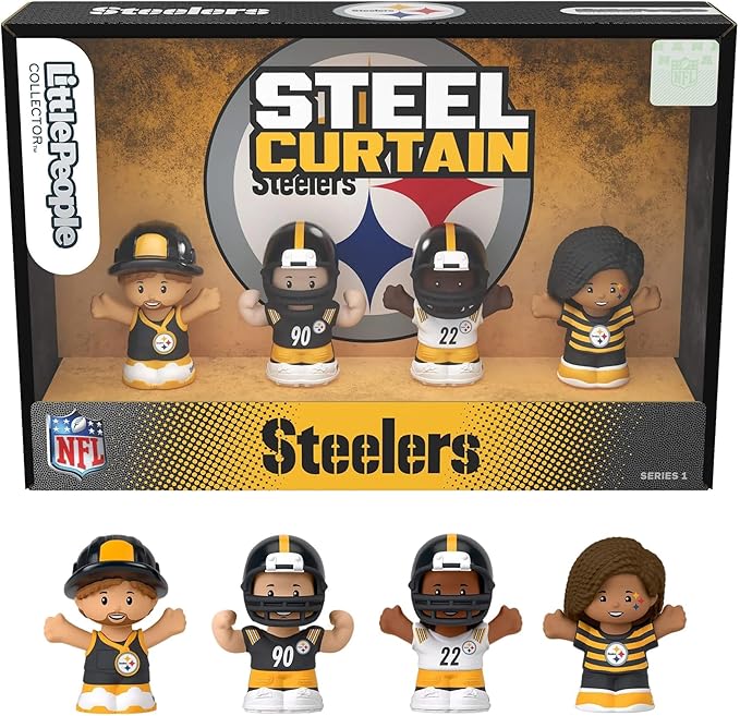 Little People Pittsburgh Steelers NFL Collector Figure Set, OS