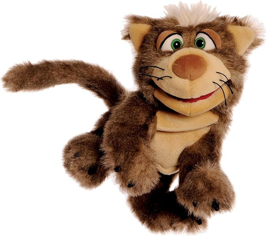 Living Puppets 16-Inch Kitty Cat Hand Puppet - Fine European Design, Ultra-Soft and Cuddly, Promotes Child Development, Safety Certified, Teacher-Recommended for Boys and Girls