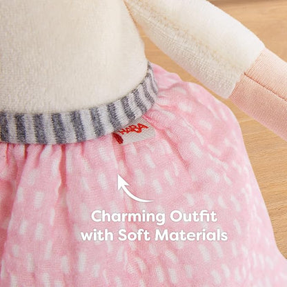 HABA Snug Up Lauren - 10" Soft Doll, Machine Washable - Perfect Snuggly First Soft Baby Doll and Toddler Baby Doll for 6 Months and Up