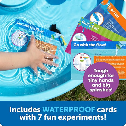 Learning Resources Splashology! Water Lab Science Kit, STEM Playtime, Water Activities, 19 Pieces, Ages 3+