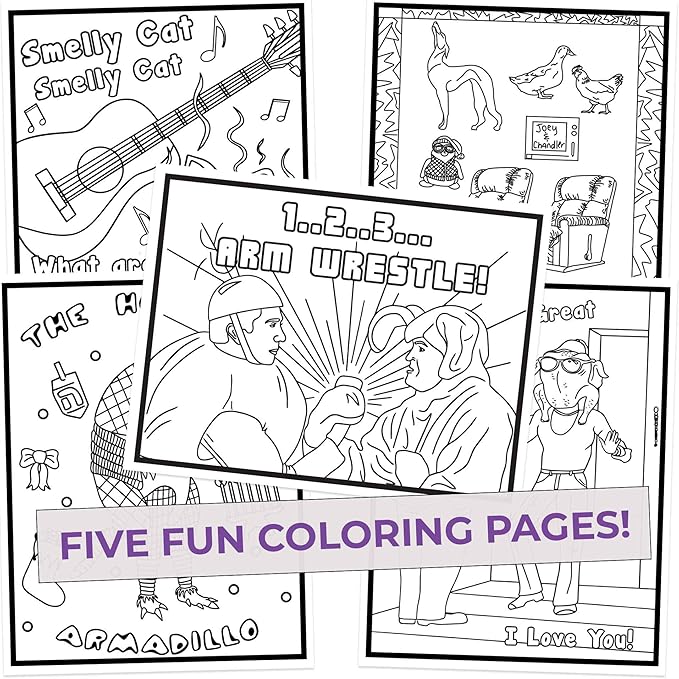 "The One with the Colors Friends-Inspired Colored Pencils Set of 12 with 5 Fun Coloring Pages – Foil-Stamped Pencils, Ideal for Fans, Artists, Teens & Adults, Great for Art Supplies
