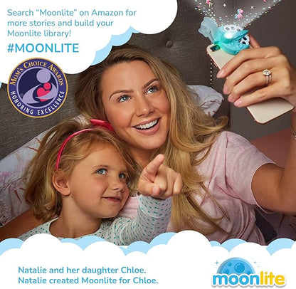 Moonlite Storytime Mini Projector with 4 Eric Carle Stories, A Magical Way to Read Together, Digital Storybooks, Fun Sound Effects, Early Sensory Learning, Gifts for Kids Ages 1 and Up