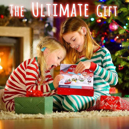 Make Your Own Holiday Water Globe Kit – 3X DIY Snow Globe Making Kit w/ 3 Figures, 10 Packs of Modeling Clay for Sculpting, Crafts for Girls Ages 4-6, Arts and Crafts for Kids Ages 4-6-8-12