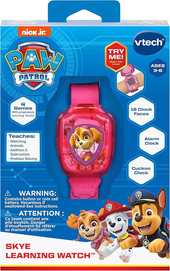 VTech PAW Patrol Skye Learning Watch, Pink