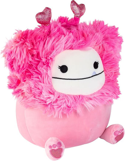 Squishmallow Original 10 Inch Caparinne The Valentine's Day Pink Bigfoot - Official Jazwares Plush - Soft, Cuddly Collectible Stuffed Animal Toy - 2026 Limited Edition - Gift for Boys, Girls, & Kids