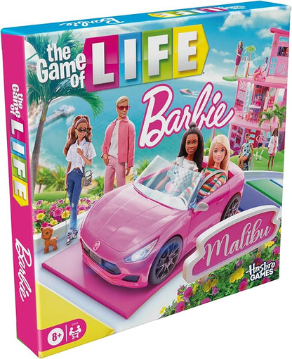 Hasbro Games The Game of Life: Barbie Edition Board Game | Ages 8+ | 2 to 4 Players | Fun Family Games for Kids and Adults | Kids Gifts (Amazon Exclusive)