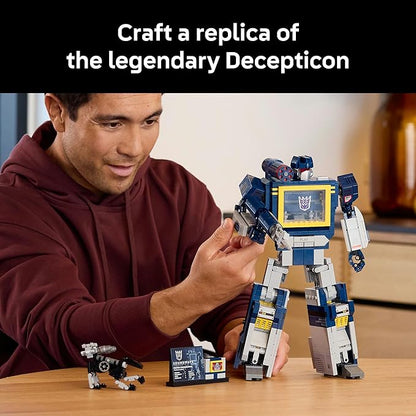 Lego 10358 Icon Transformers: Sound Wave Toy, Toy, Birthday Gift, Blocks, Men's, Women's, Vehicles, Cars, Mini-Cars, Games, Interior Decoration, Fashionable