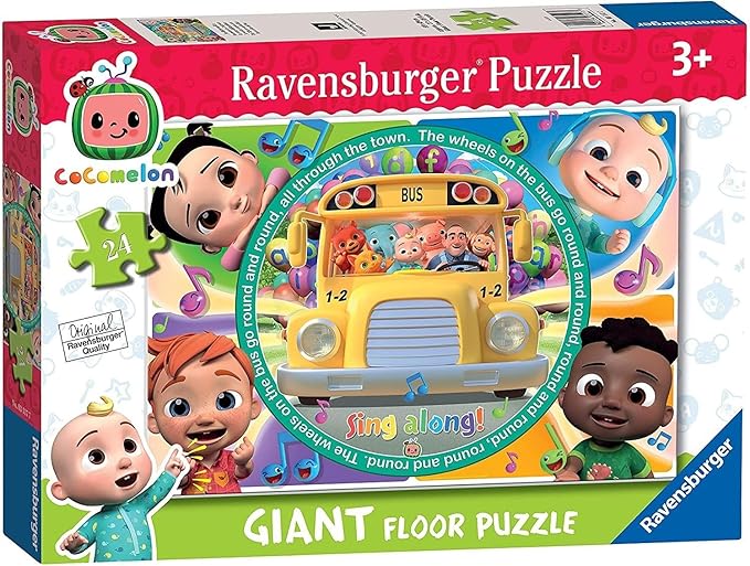 Ravensburger Cocomelon 24 Piece Giant Floor Jigsaw Puzzlesfor Kids Age 3 Years Up - Educational Toys Toddlers