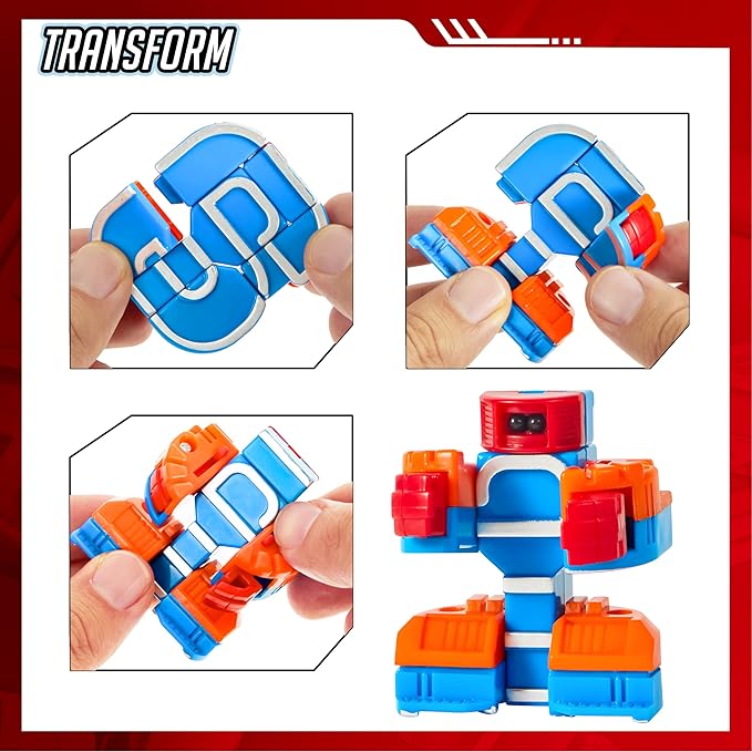 JOYIN 10 Pcs Number Bots Educational Toys, Number Bots, Action Figure Learning Toys, Christmas Birthday Gifts for Kids Boys Girls 3 4 5 6 Years Old