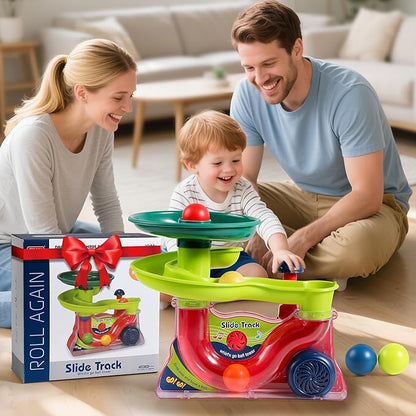 Busy Ball Popper Toy for Babies 9+ Months - 5 Balls with Popping Action & Fun Music, Cause and Effect Ball Drop Toy, Perfect Baby Shower Birthday Gift, Indoor Travel Play