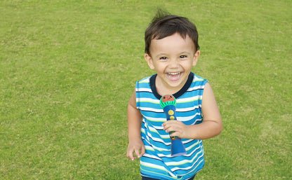 eKids Cocomelon Toy Microphone, Toy for Toddlers with Built-in Music, Designed for Fans of Cocomelon Toys