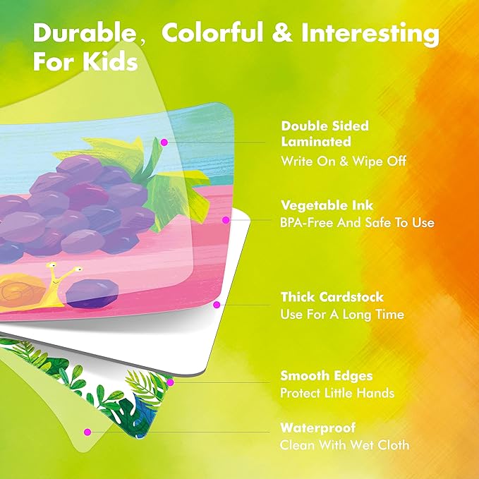 Memory Matching Game, 72 PCS Nature Theme Matching Cards for Toddlers 36 Pairs Memory Cards for Preschool 4 5 6 Years Old