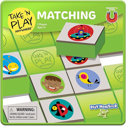 PlayMonster Take N Play — Matching Game — Easy to Use, Hard to Lose — Fun on the Go Travel Game — For Ages 3+