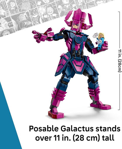 LEGO Marvel Fantastic Four vs. Galactus Construction Figure - Super Hero Building Toy - 4 Minifigures, Including The Thing, Invisible Woman and Human Torch - Gift for Kids, Boys and Girls, 9+ 76316