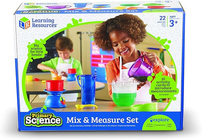 Learning Resources Mix And Measure Activity Set, Experiment Mixing Tools, 22 Pieces, Ages 3+