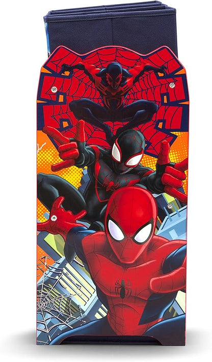 Delta Children Multi-Bin Toy Organizer, Marvel Spider Man
