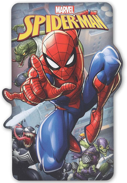 Open Road Brands Marvel Spider-Man and Villains Metal Sign - Fun Spider-Man Wall Decor for Man Cave or Bedroom