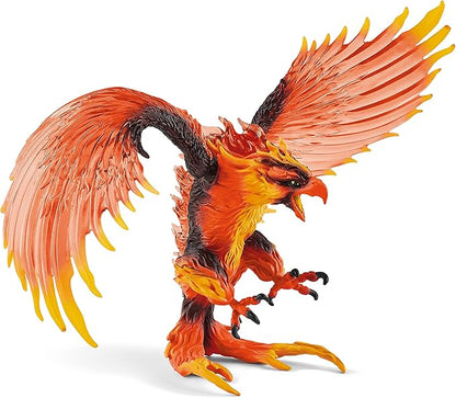 Schleich Eldrador Creatures - 7" Fire Eagle Toy - Movable Wing Lava Griffin Action Figure for Boys and Girls - Mythical Creature Figures - Fantasy Beast Figurine - Monster Toys - Kids Ages 7+ - 42511