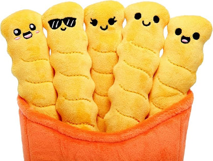WHAT DO YOU MEME? Emotional Support Crinkle Fries — Plush Fries by Emotional Support Pals