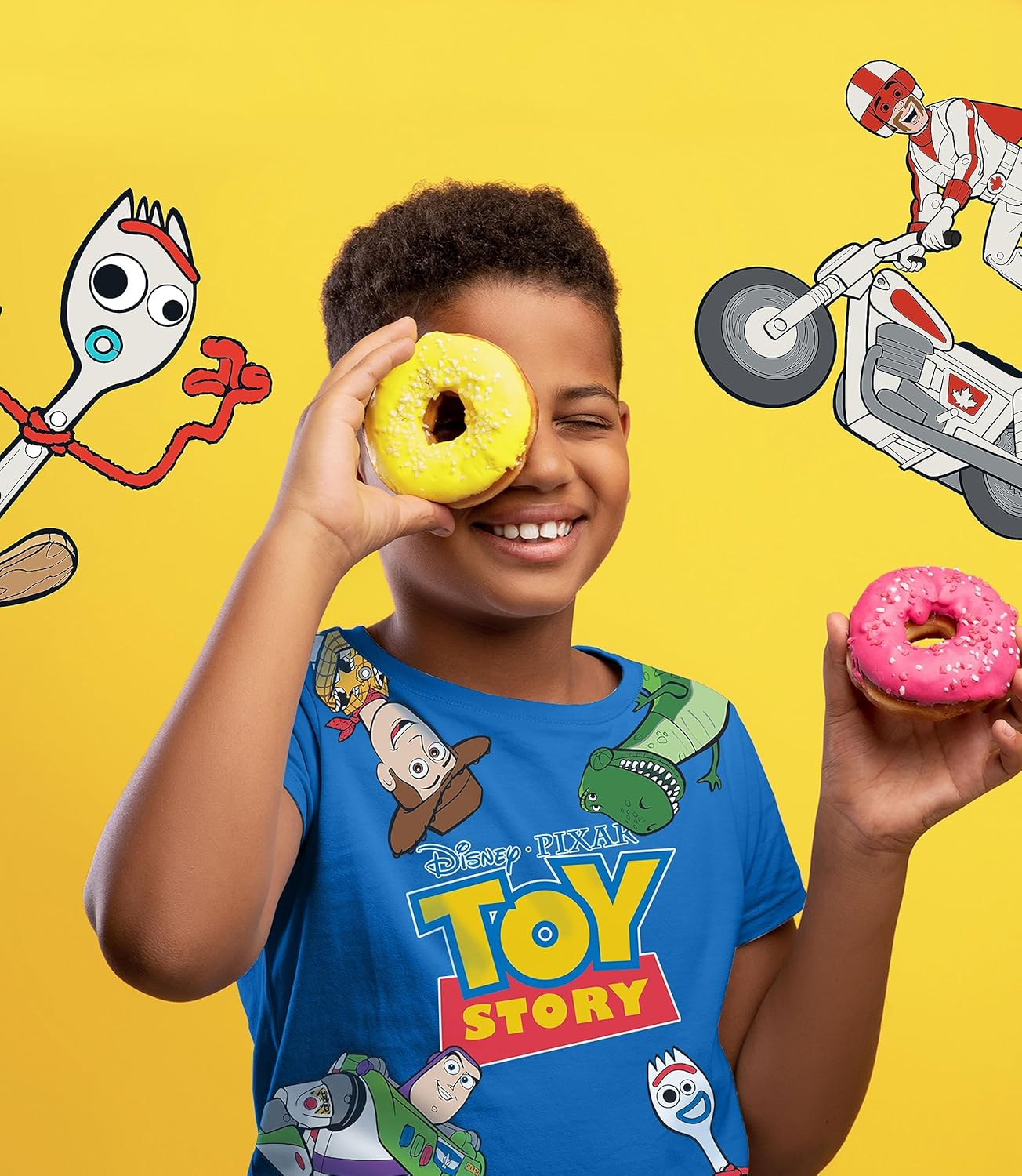 Toy Story Pixar T-Shirt (Sets) Woody Buzz Lightyear Jessie Rex Hamm MrPotato Forky Slinky Dog Toddler/Birthday Kids Clothes