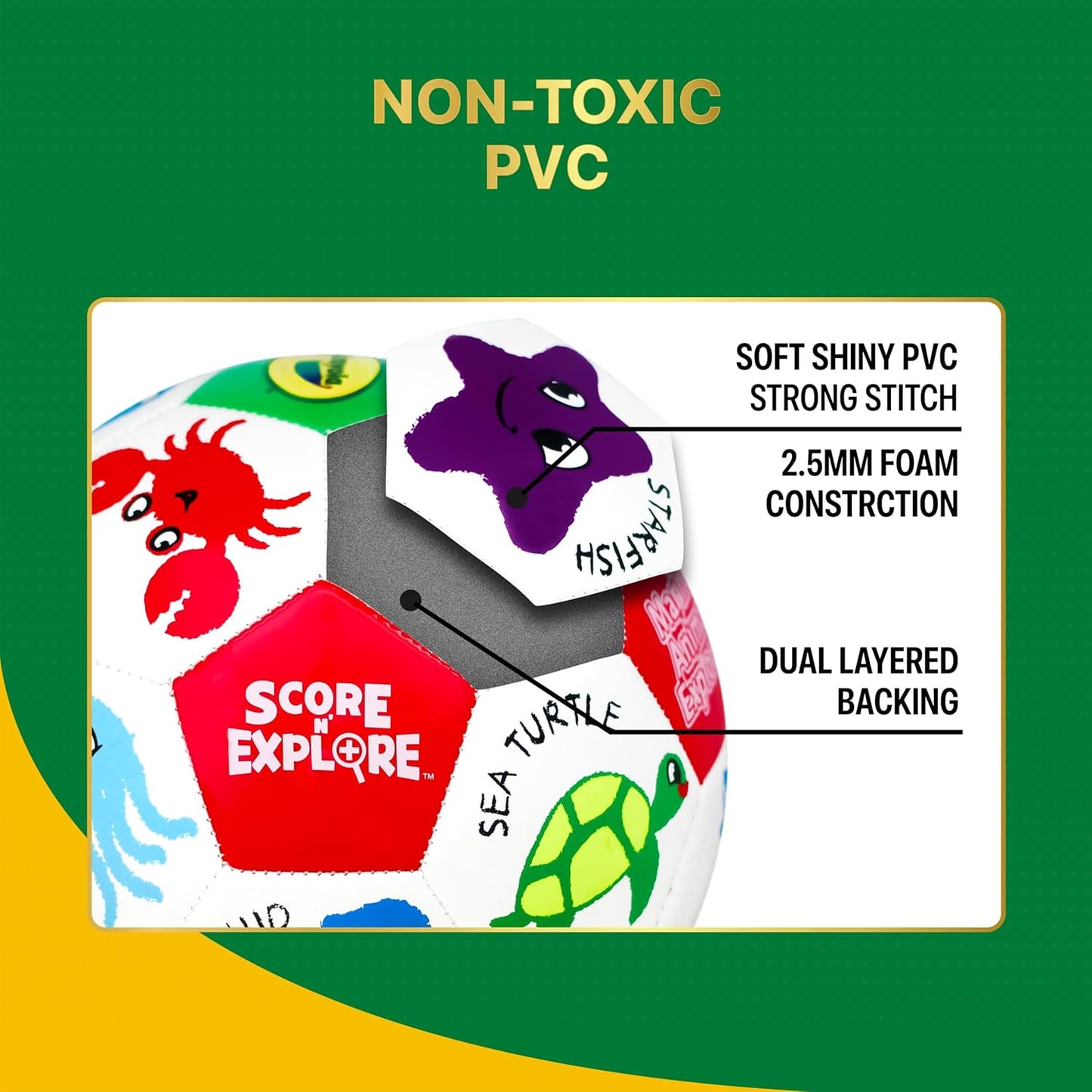 Crayola Official Soccer Ball - Unisex Kids - CRAY91BL Marine Size 5