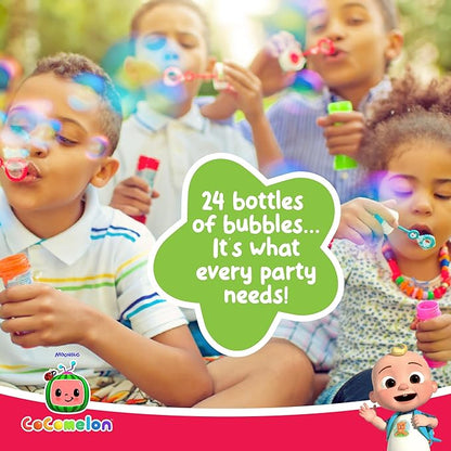 CoComelon 4-Ounce Bubbles Party Toy with Wand (Pack of 24)
