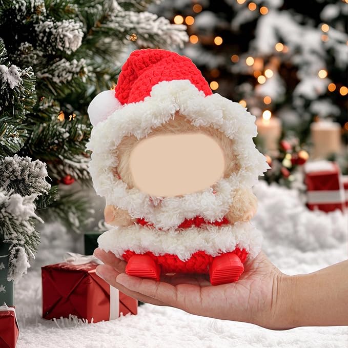 17cm Doll Clothes Set - Outfit Set for 17cm Dolls - Fantasy Christmas Style Overalls with Hat, Fantasy Chic Doll Clothing & Style Bundle, Just Clothes (Style Christmas)