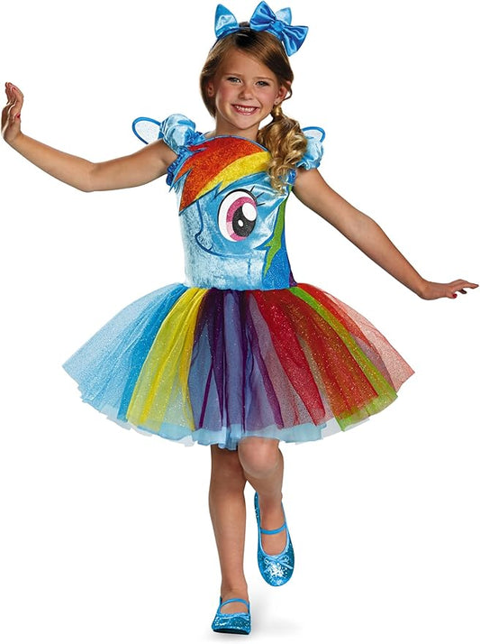 Disguise Hasbro's My Lil' Pony Rainbow Dash Tutu Prestige Girls Costume
