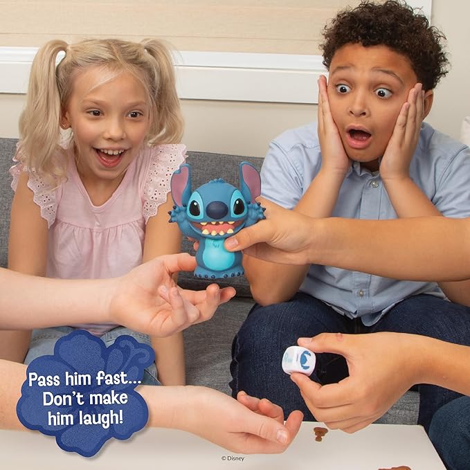 PlayMonster Laughing Stitch Dice Games – Family Games, Kids Games, Travel Games, Dice Set, Disney Stitch Toys, Make Sure to Pass Stitch Fast, Family Games for Kids and Adults, Multi-Player, Ages 6+