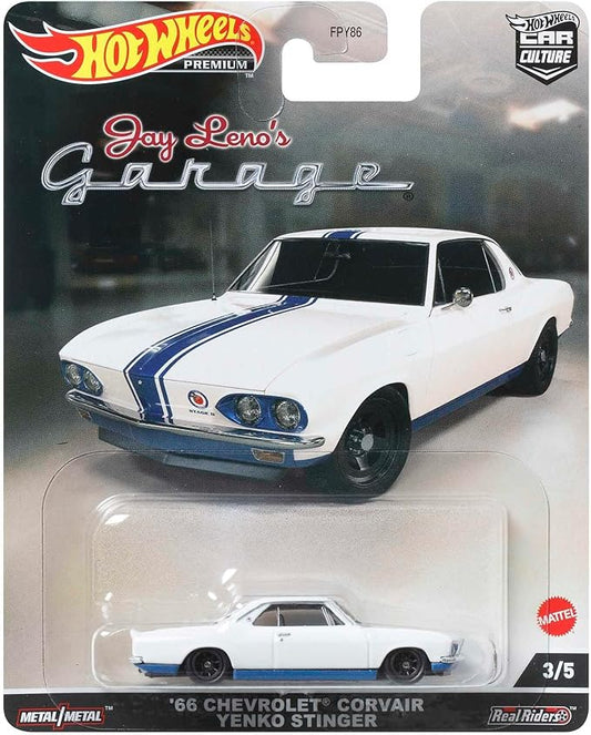 Hot Wheels Car Culture Circuit Legend, Premium 1:64 Scale Die-Cast Chevy Corvair Yenko Stinger Car, Collectable Vehicle