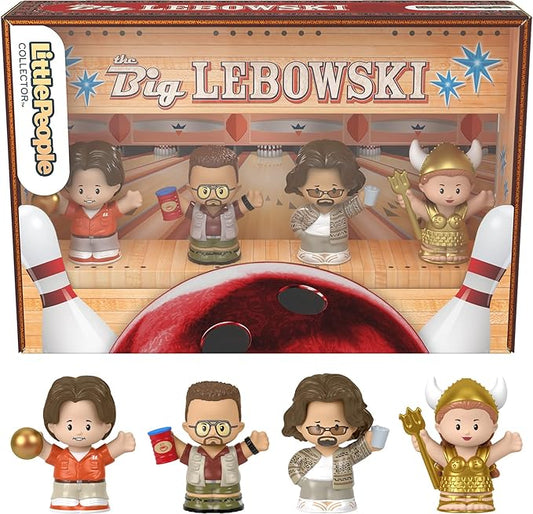 Little People Collector The Big Lebowski Movie Special Edition Set for Adults & Fans, 4 Figures in a Display Package