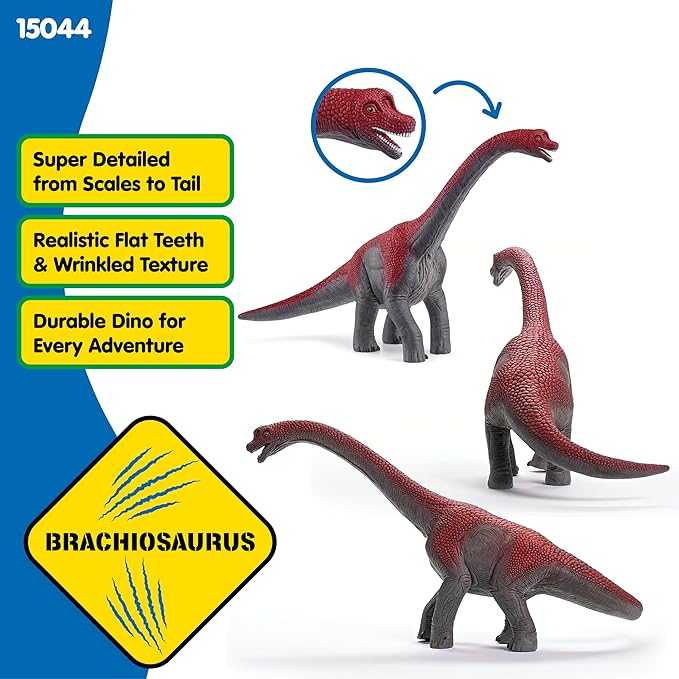 Schleich Dinosaurs - Brachiosaurus Figurine - Dinosaur Toy for Boys and Girls - Dino Figurines for Kids Ages 5+