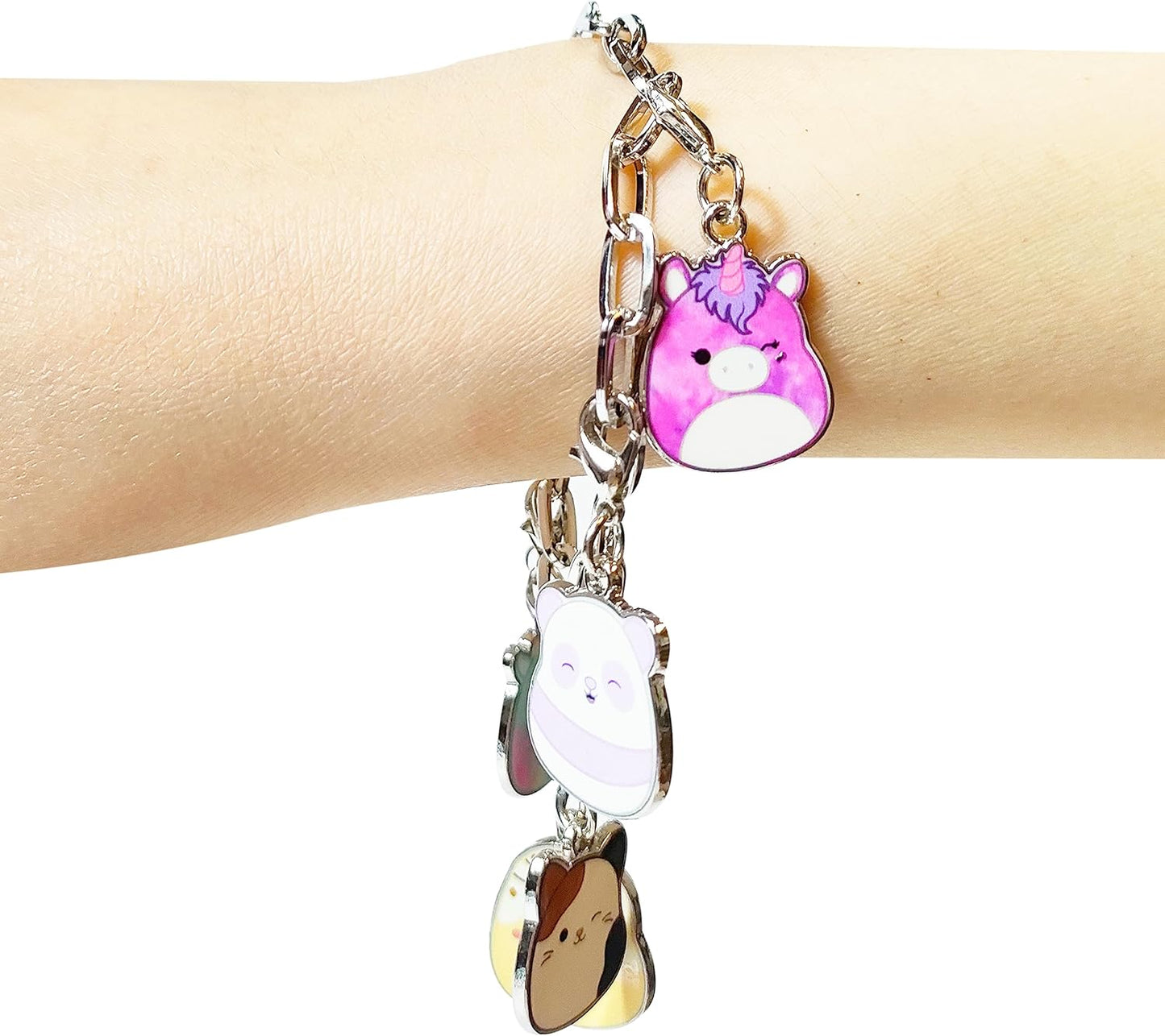 LUV HER Squishmallows Girls Add A Charm Box Set with 1 Charm Bracelet & 5 Interchangeable Charms - Ages 8+