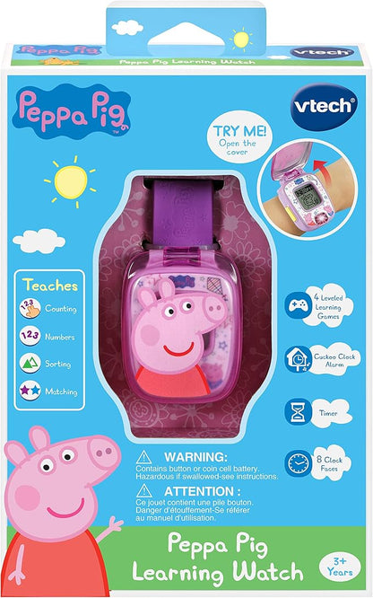 VTech Peppa Pig Learning Watch, Purple