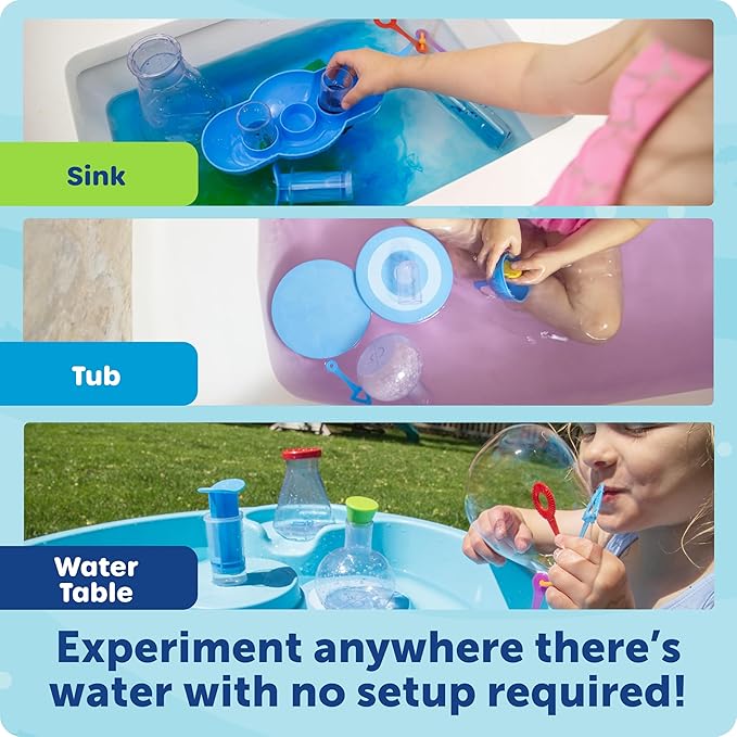 Learning Resources Splashology! Water Lab Science Kit, STEM Playtime, Water Activities, 19 Pieces, Ages 3+